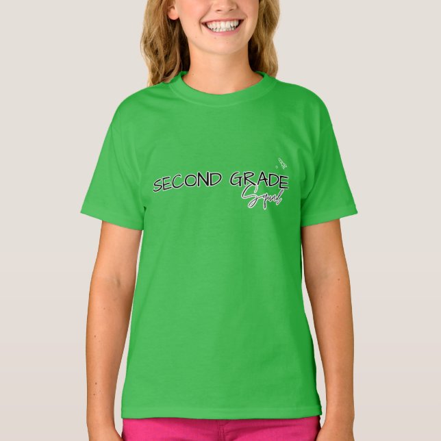 Camiseta Faculdade de segundos simples de professores de ní (Frente)