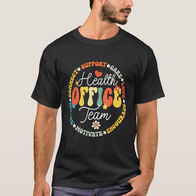 Camiseta Faculdade De Vida Da Tripulação Da Saúde Para Esco (Frente)