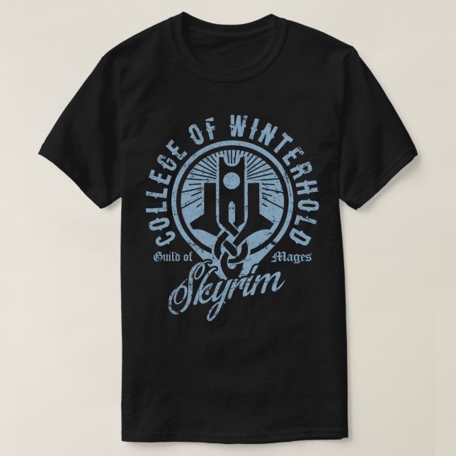 Camiseta Faculdade de Winterhold (Frente do Design)