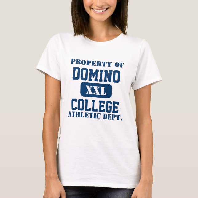 Camiseta Faculdade do dominó (Frente)