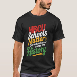Camiseta Faculdade Negra HBCU Assuntos Escolares Afro-Ameri