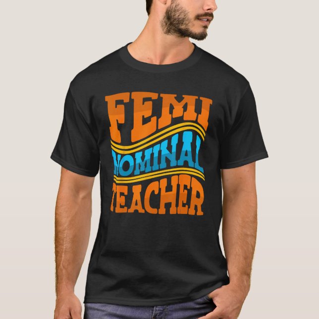 Camiseta Faculdade Nominal de Professores Feministas da Fem (Frente)