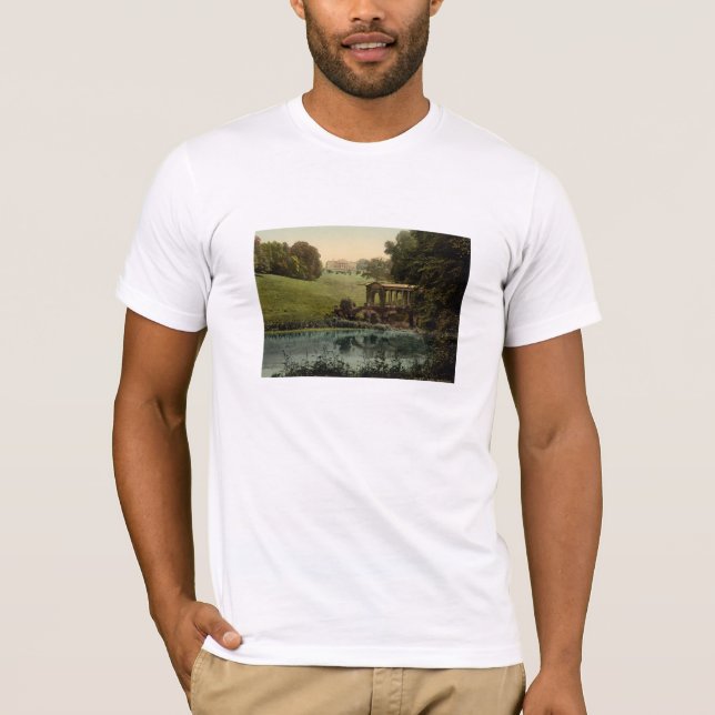 Camiseta Faculdade prévia do parque com ponte de Palladin, (Frente)