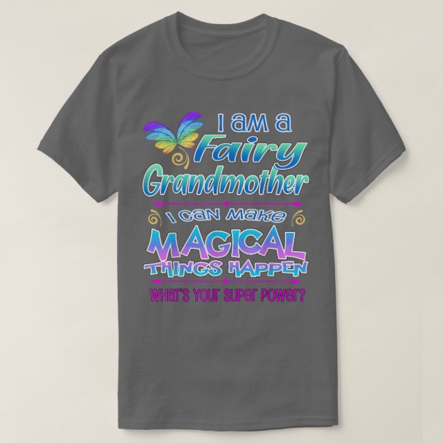 Camiseta Fada Avó Magia (Frente do Design)