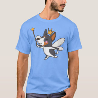 Camiseta Fada Basenji Cão Mystical Pet Basenji Fairy Lover
