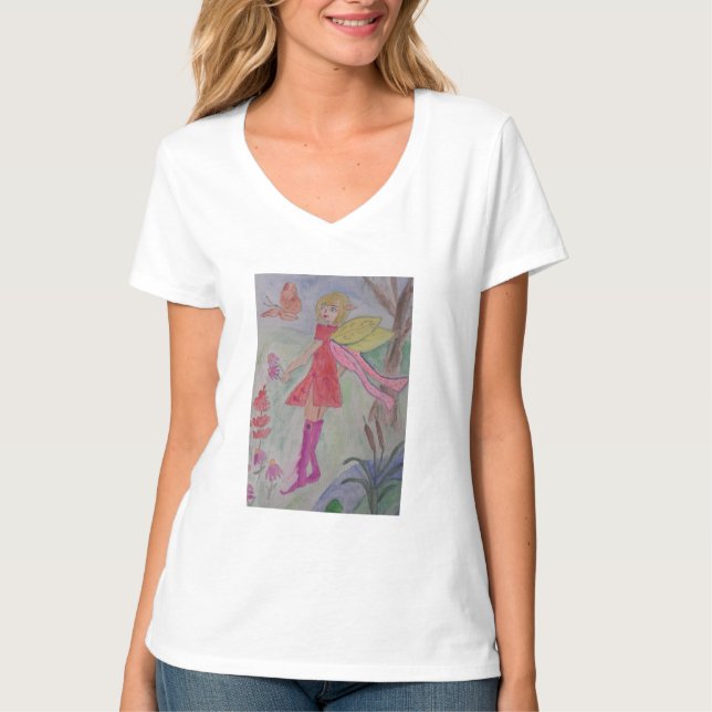Camiseta Fada-Borboleta (Frente)