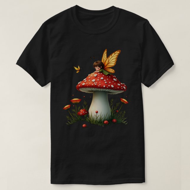 Camiseta Fada Cogumelo (Frente do Design)