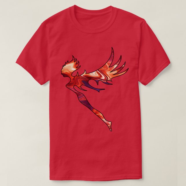 Camiseta Fada Colorida (Frente do Design)