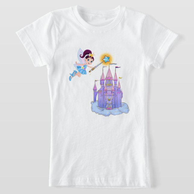 Camiseta Fada com castelo (Postura )
