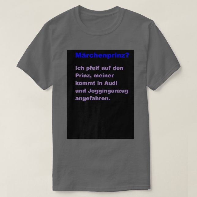 Camiseta Fada - Contar Príncipe (Frente do Design)