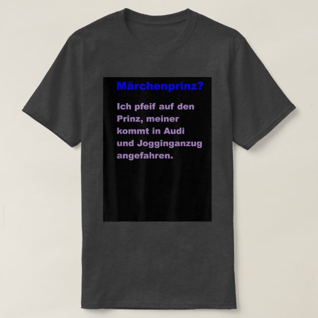 Camiseta Fada - Contar Príncipe (Frente do Design)