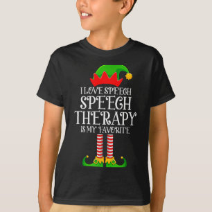 Camiseta Fada da Terapia da Fala Natal Divertido Terapeuta