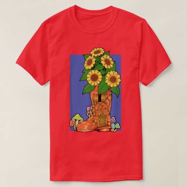Camiseta Fada de borracha Fairyhouse (Frente do Design)