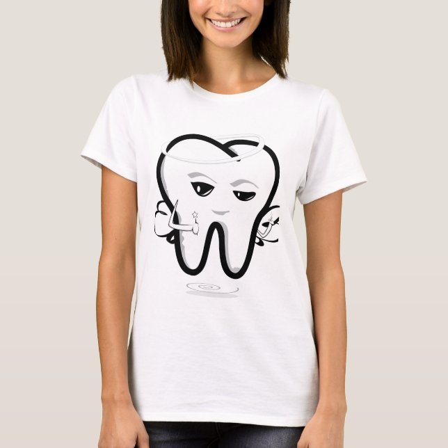 Camiseta Fada de dente (Frente)