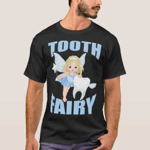 Camiseta Fada De Dente Frita Fumeira Para Mulheres Meninas