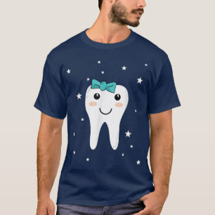 Camiseta Fada de Fada de Dente Fritual Rico Vestido Fusível