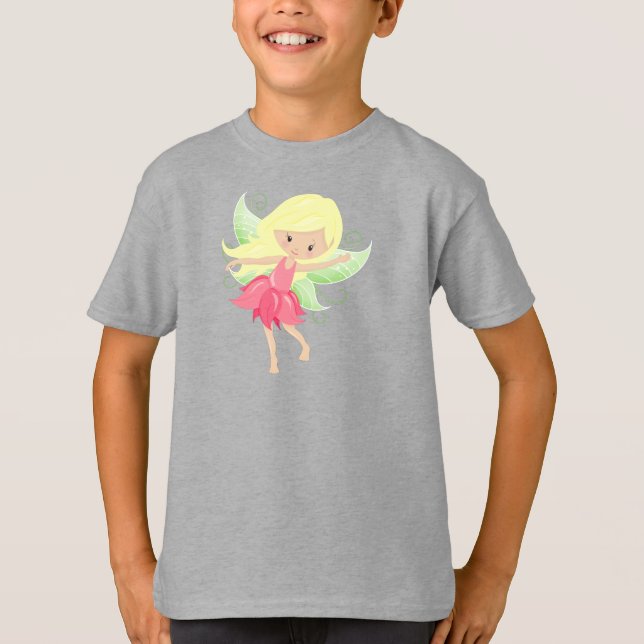 Camiseta Fada De Floresta, Fada Fácil, Fada Mágica, Cabelo  (Frente)
