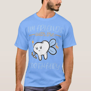 Camiseta Fada de Leite Pediatra Dentista Cute Dentist