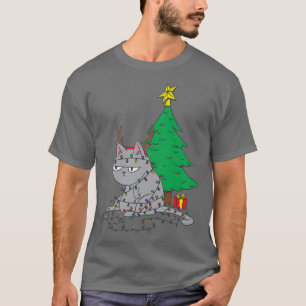 Camiseta Fada de Natal Feia Luz de Natal Feia