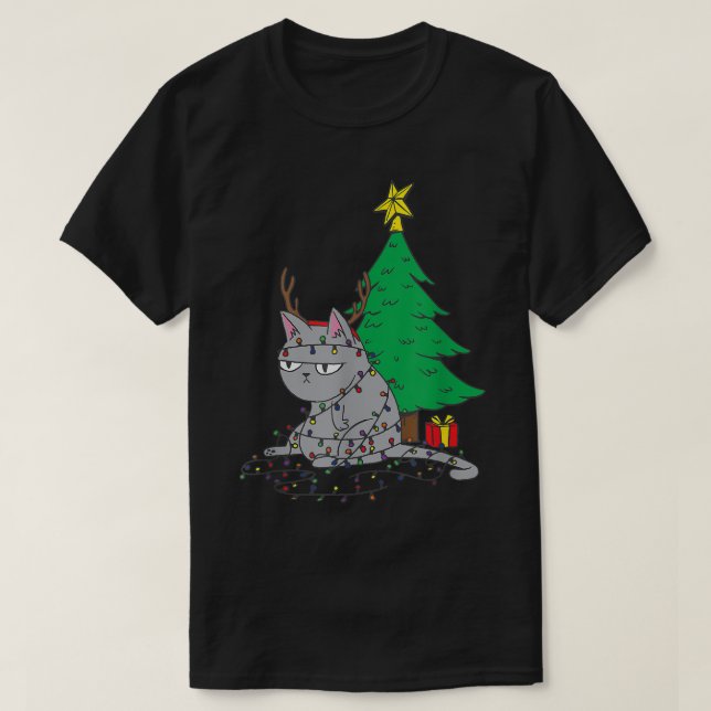Camiseta Fada de Natal Feia Luz de Natal Feia (Frente do Design)