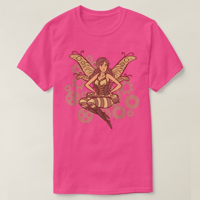 Camiseta Fada de Piie Steampunk (Frente do Design)
