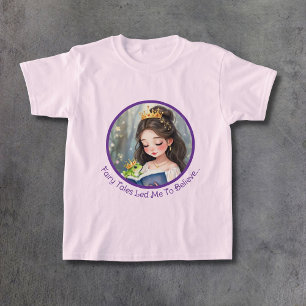 Camiseta Fada de Princesa e Sapo