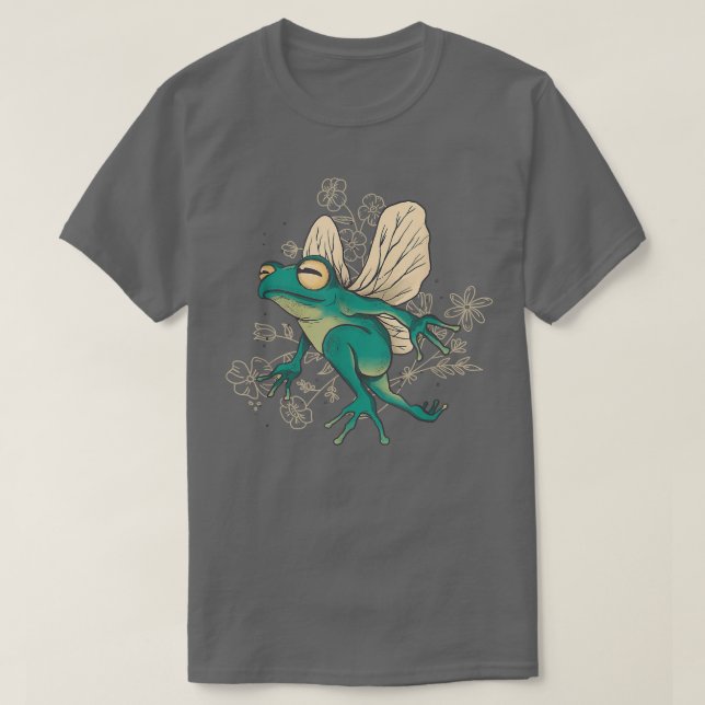 Camiseta Fada De sapo Com Asas (Frente do Design)