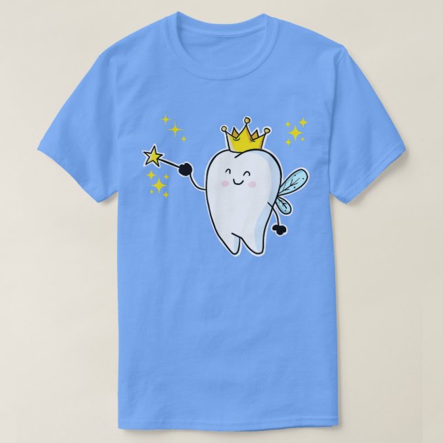 Camiseta Fada Dente de Cartoon (Frente do Design)
