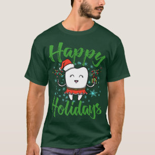 Camiseta Fada Dente Feliz Férias Design para Dentista Dent