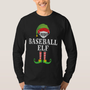 Camiseta Fada do Beisebol Combinando Natal Grupo Festa Pjs