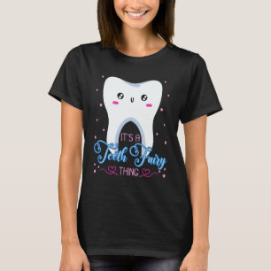 Camiseta Fada do Dente Dentistas Higienista Dental Higiene