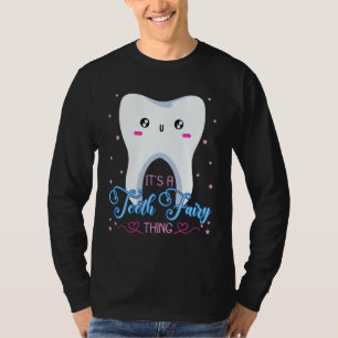 Camiseta Fada do Dente Dentistas Higienista Dental Higiene
