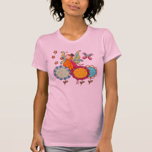 Camiseta Fada do jardim com flores