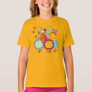 Camiseta Fada do jardim com flores