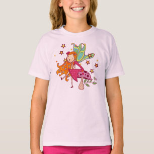 Camiseta Fada do jardim no cogumelo