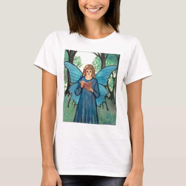 Camiseta Fada do livro na floresta (Frente)