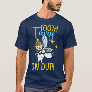 Camiseta Fada Dos Dentes Em ServiçoDentista Engraçado