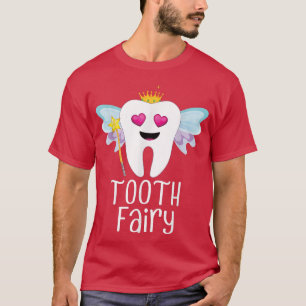 Camiseta Fada dos Dentes Halloween Costume Crianças Engraça