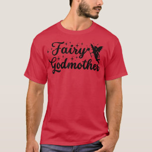 Camiseta Fada Engraçada Madrinha Cute Wand Star Fantasy