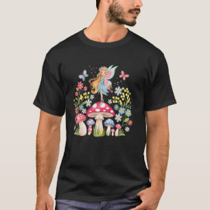 Camiseta Fada Estética Fairycore Cottagecore Cogumelo Pix