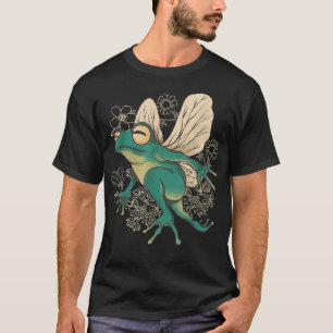 Camiseta Fada Fácil Sapo Goblincore Aestético Escuro Engraç