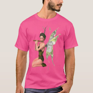 Camiseta Fada Fada Divertida Elf Fairy Fee Fazendo Flute Fi