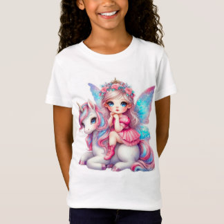 Camiseta Fada-Fada-Fada-Fada-Fã-Fácil e Unicórnio