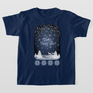 Camiseta Fada Fada Faliada de inverno Fantasia Floresta de