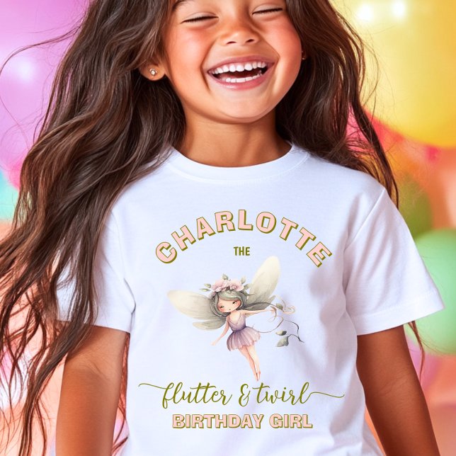 Camiseta Fada Fantasia Primeira Flor Silvestre  (Criador carregado)