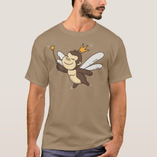 Camiseta Fada Gorila Selvagem Animais Místicos Gorilla Fai