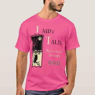 Camiseta Fada Gótica Vintage Nunca Muito Velho Para A Magia