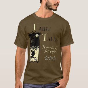Camiseta Fada Gótica Vintage Nunca Muito Velho Para A Magia