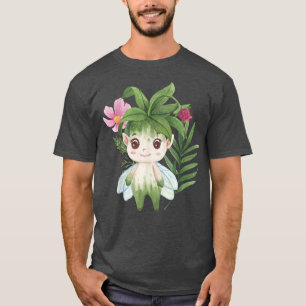 Camiseta fada grunge cottagecore significa mulher gráfico