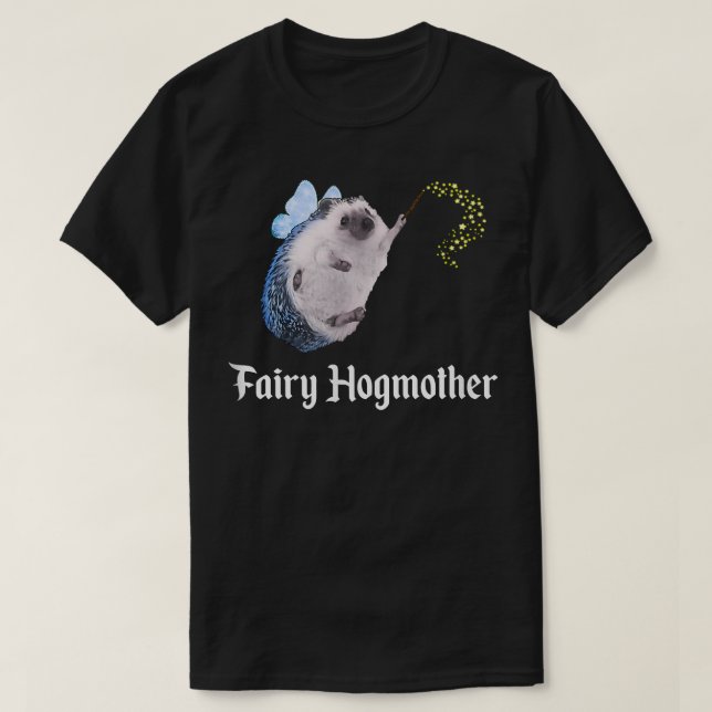 Camiseta Fada Hogmé Funny Hedgehog GodmMãe Pricklepa (Frente do Design)